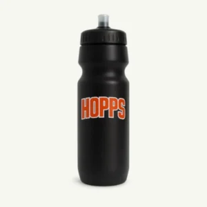 Black sports water bottle